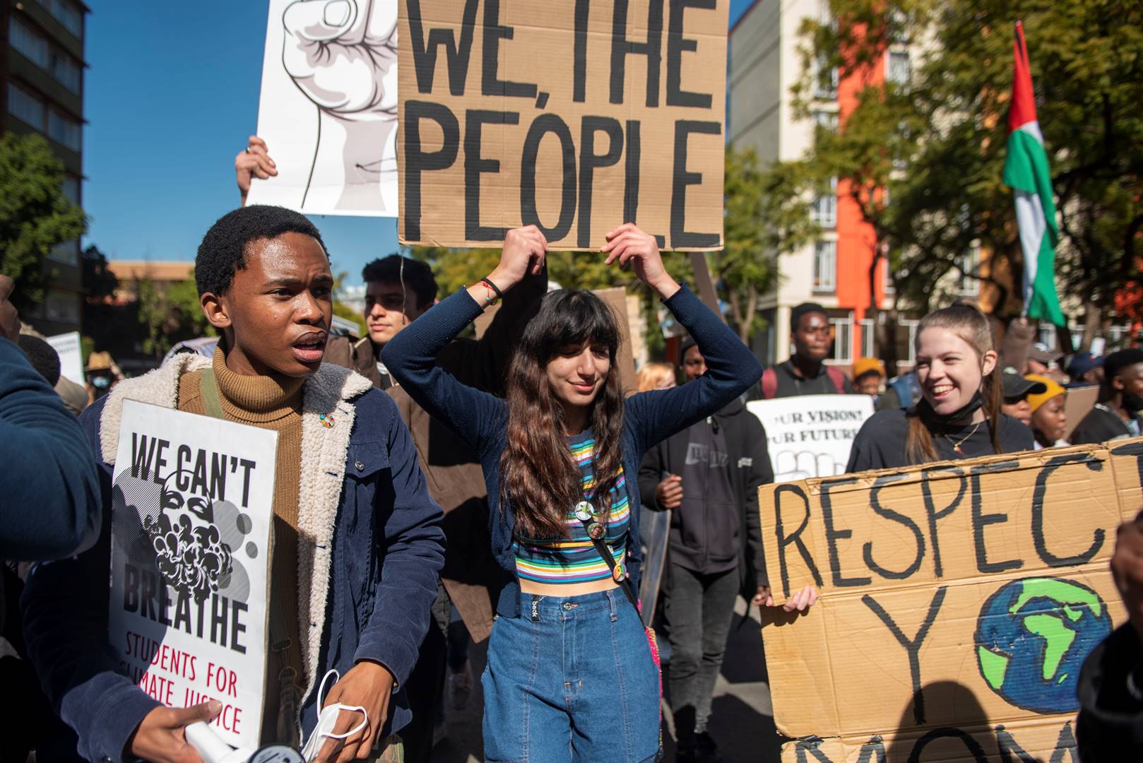 people protesting