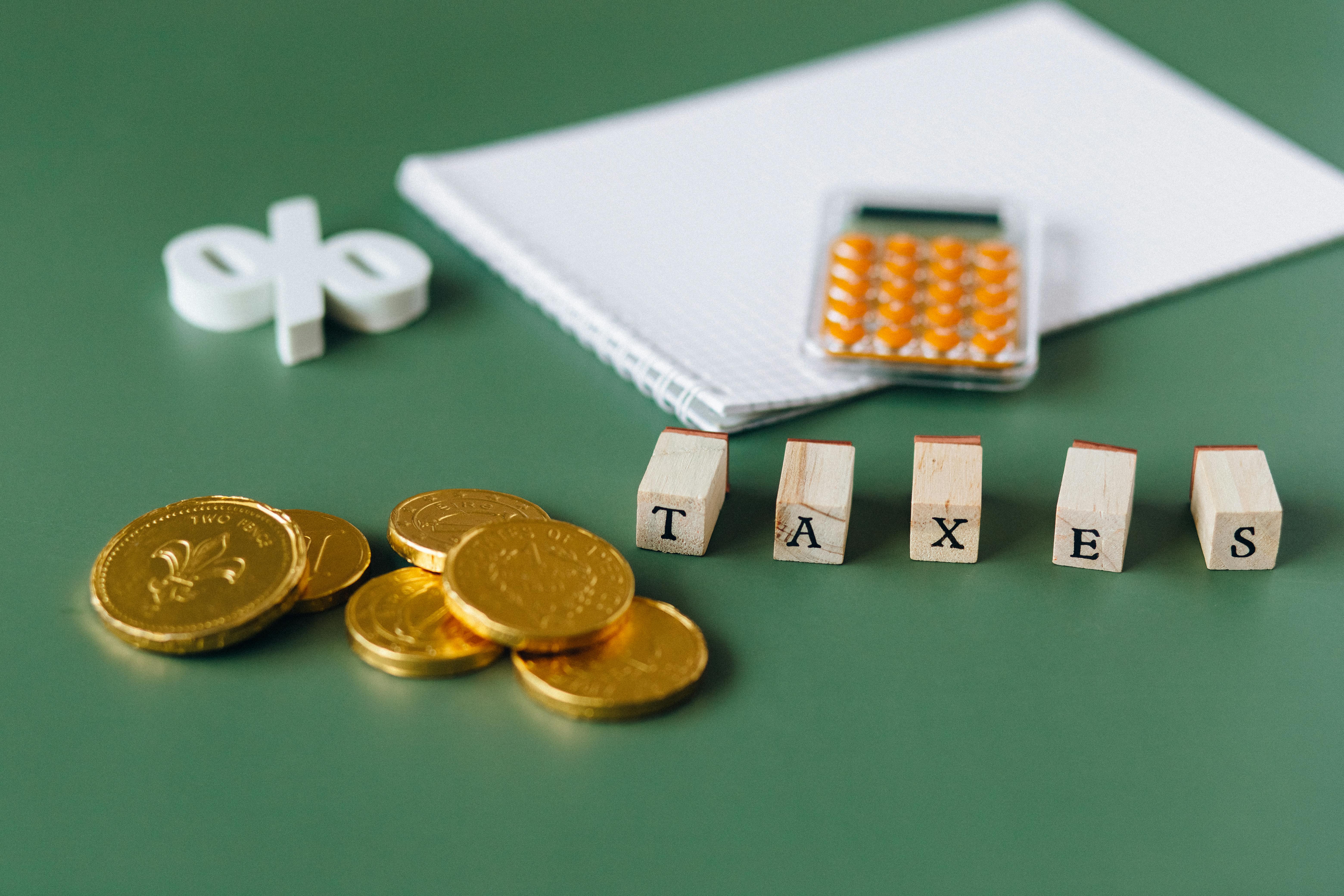 money and tax words